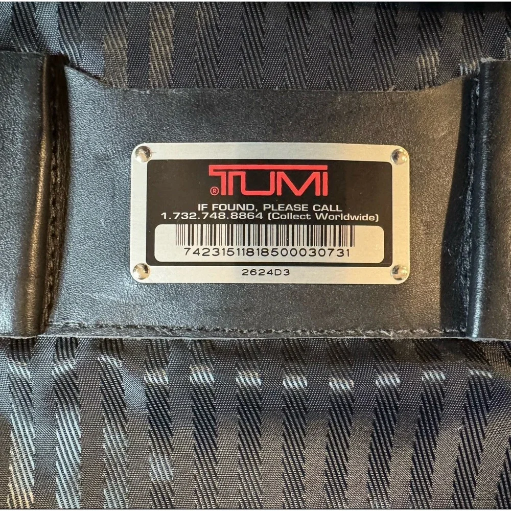 Tumi Black Alpha‎ Ballistic Expandable Organizer Laptop Messenger Bag Briefcase